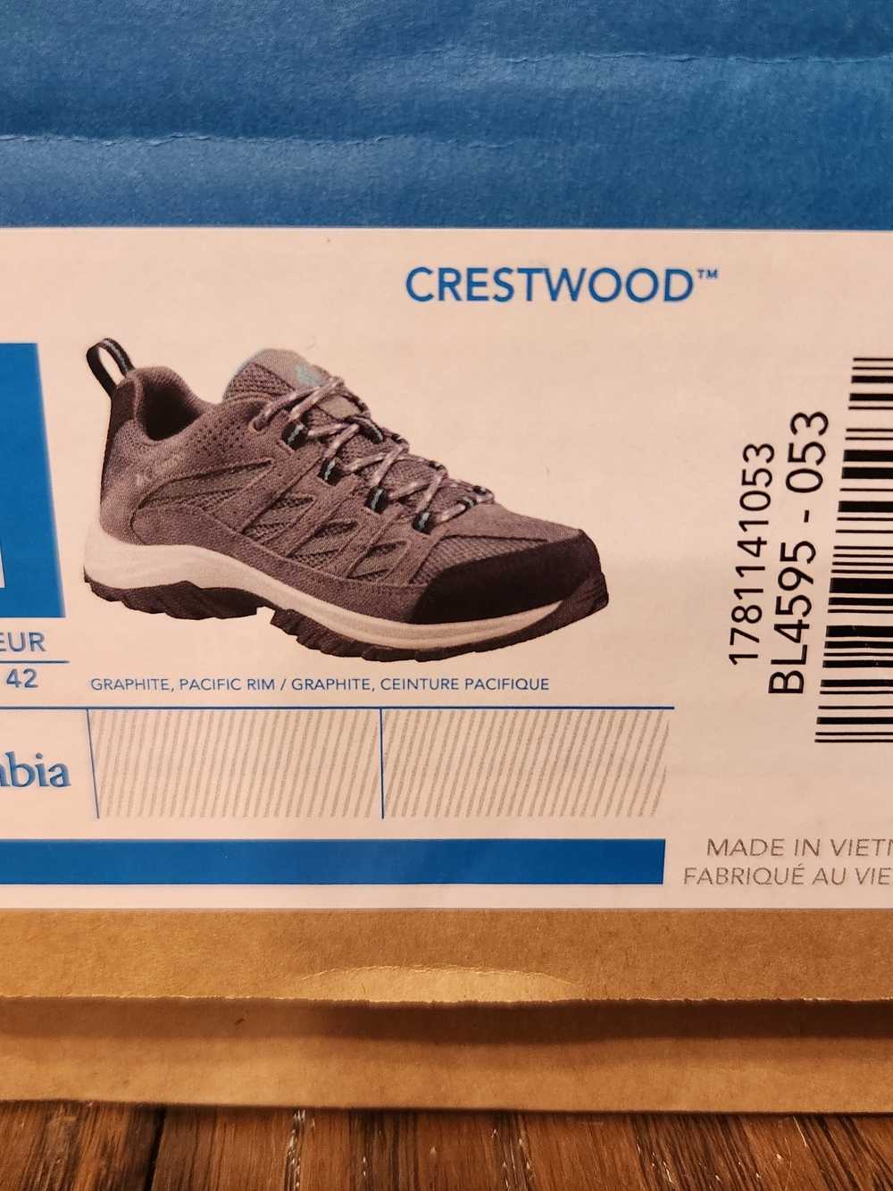 Crestwood Women's Graphite Trail Shoe - Columbia
